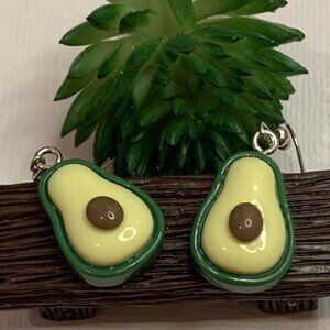 Avocado Earrings, Funny Food, Food Jewelry, Fruit Earrings, Avocado Lover, Gift